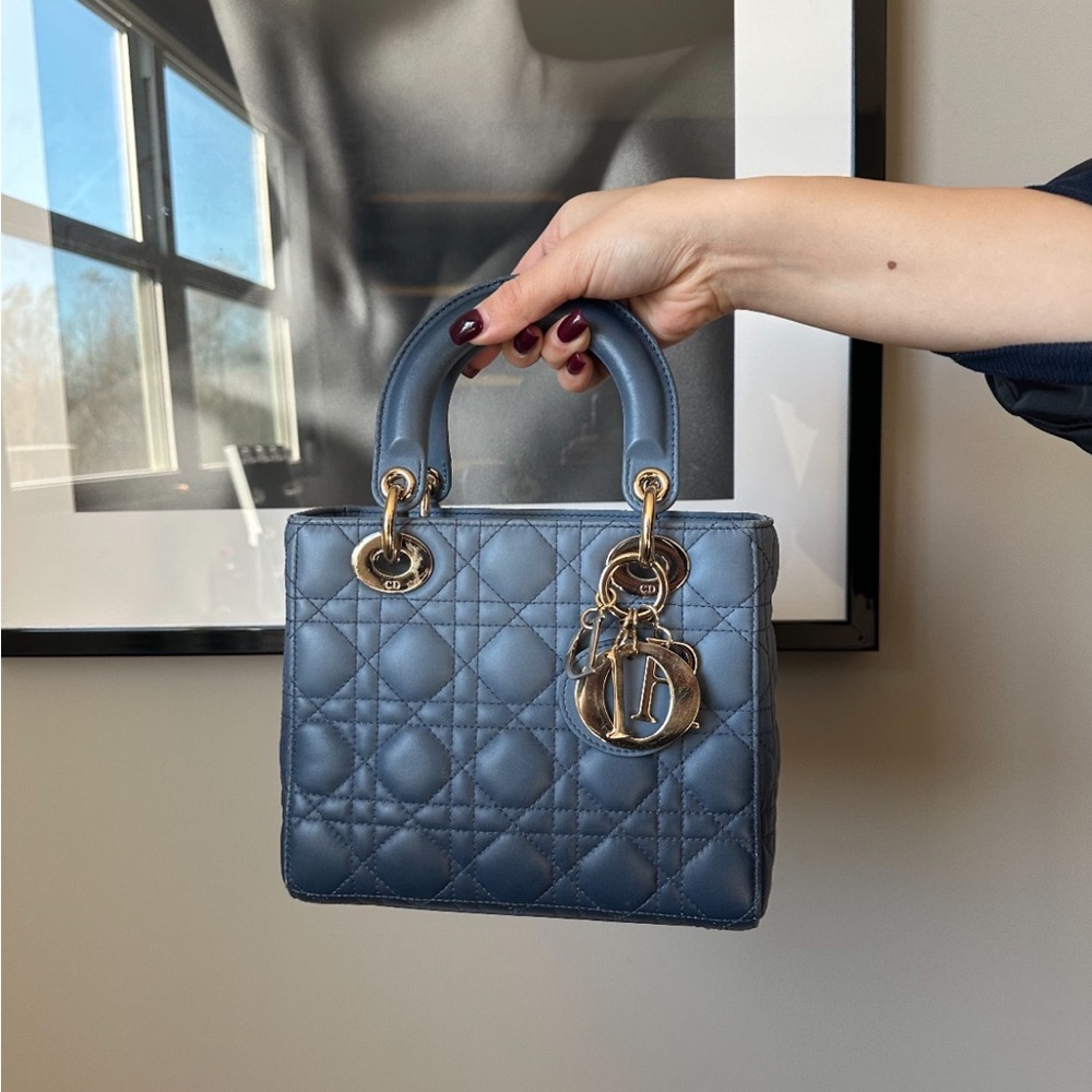 Lady Dior indigo blue  Bag